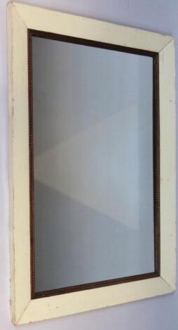 A 20thC rectangular mirror