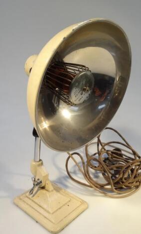 A Pifco bygone hand held infrared radiant heat lamp