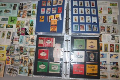 Various collectable Matchbox covers