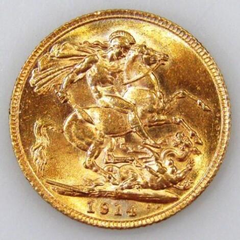 A George V gold full sovereign