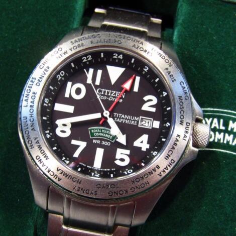 A Citizen Royal Marines Commando gentleman's wristwatch