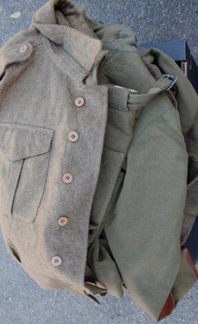 Various early 20thC army jackets