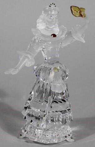 A Swarovski ballroom crystal figure