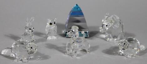 Various Swarovski crystal