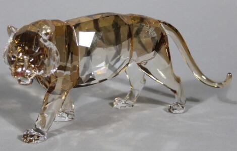 A Swarovski crystal endangered wildlife figure