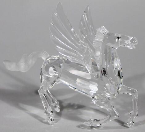 A Swarovski crystal figure of Pegasus