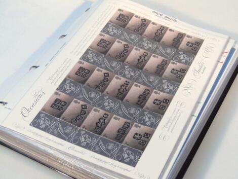 A Royal Mail Smiler's album containing a quantity of GB stamps