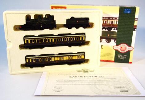 A Hornby GWR 175 Dean signal OO gauge limited edition train set