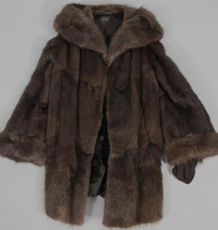 A ladies fur coat