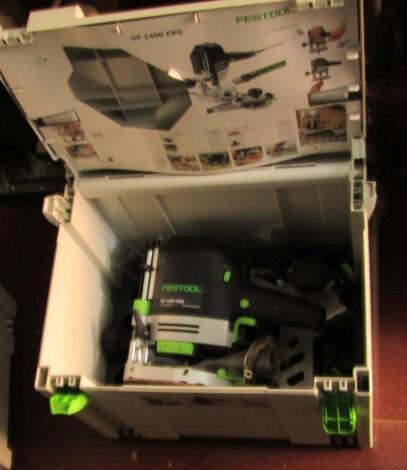 A Festool OF-1400 EBQ-Plus Router