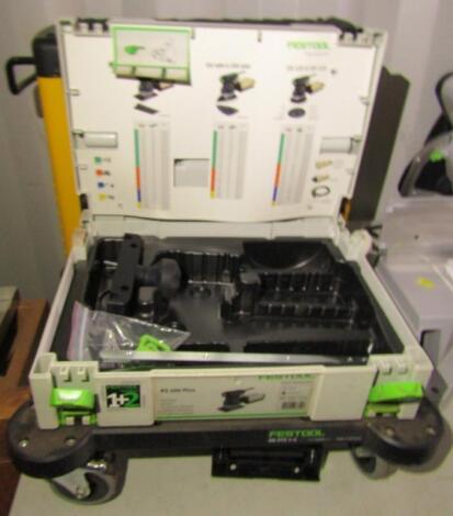 A Festool RS-400 Plus Sander systainer box