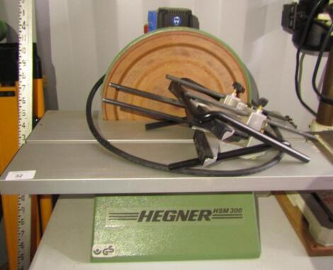 A Hegner HSM300 disc sander