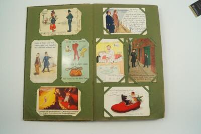 An album of humorous vintage and collectable postcards - 4