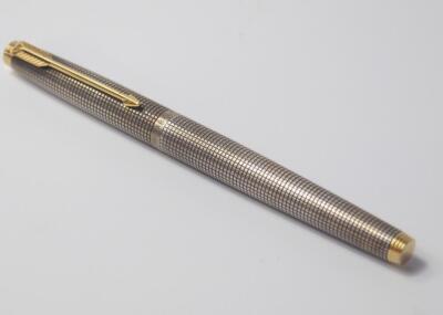 A Parker silver cased fountain pen - 2