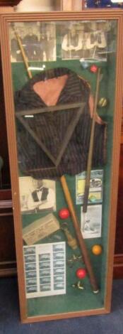 A billiards tribute including a waistcoat