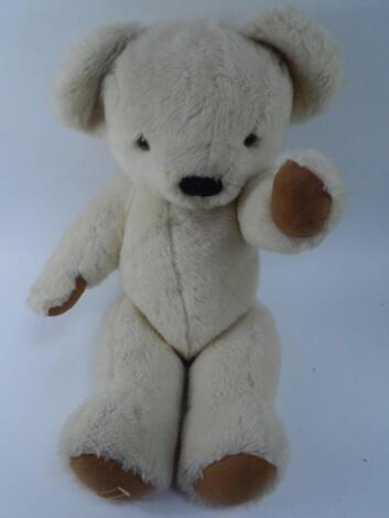 A Merrythought light fur teddy bear