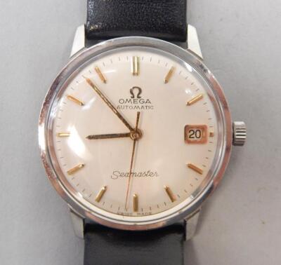 A 1960's Omega gentleman's Seamaster stainless steel automatic wristwatch