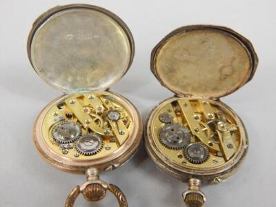 A collection of late 19th/early 20thC wrist and fob watches - 9
