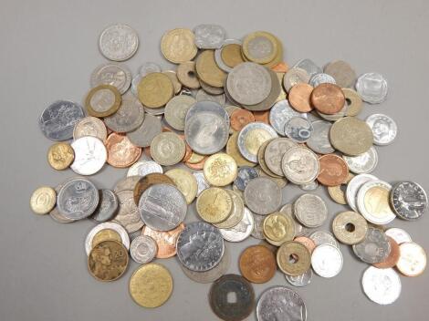 A large quantity of foreign coinage