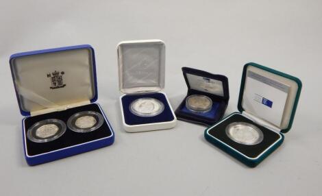 Various commemorative coins