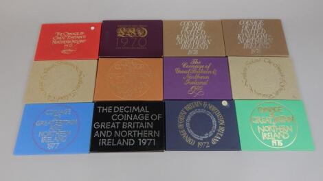 Various coinage of Great Britain year sets