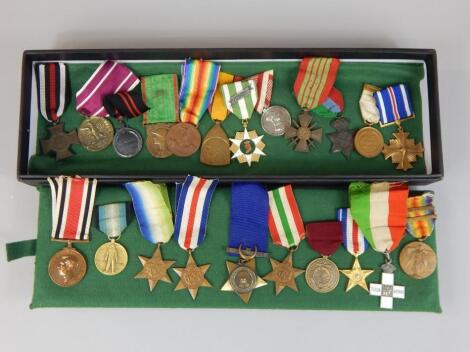 A collection of 20thC and possibly later medals