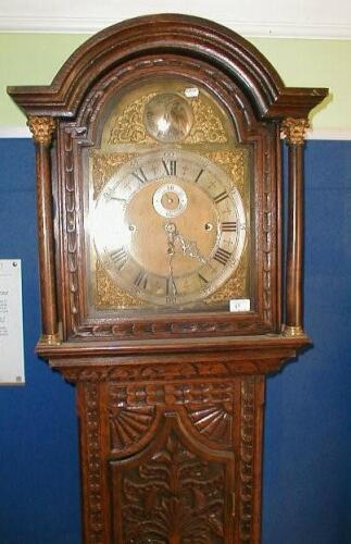 A George III oak longcase clock