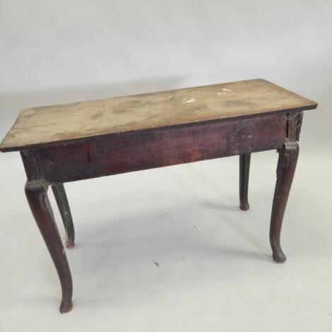 An 18thC oak table