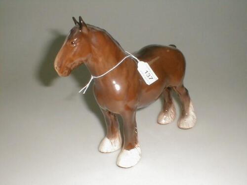 A Beswick figure No. 818 Shire Mare