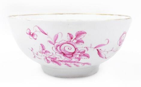 An 18thC Worcester porcelain bowl
