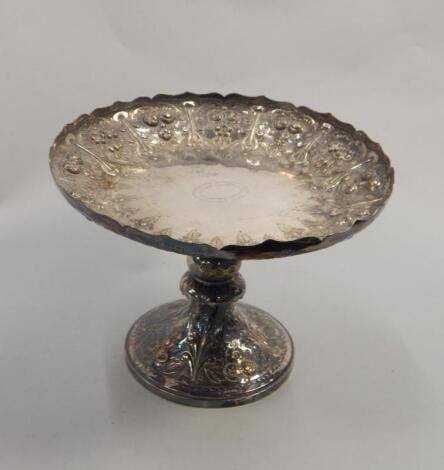 A Walker & Hall silver plated centrepiece