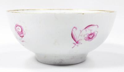 An 18thC Worcester porcelain bowl - 2