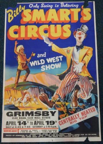 A Billy Smart's Circus and Wild West Show poster