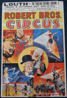 A Robert Brothers Circus poster