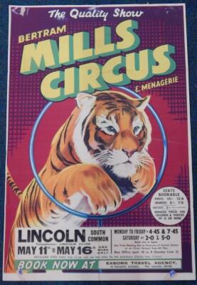 A Bertram Mills Circus poster