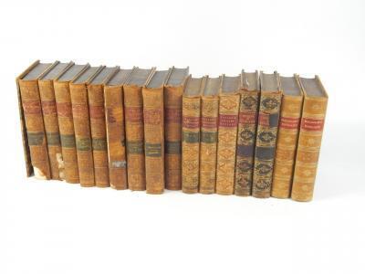 Victorian leatherbound books