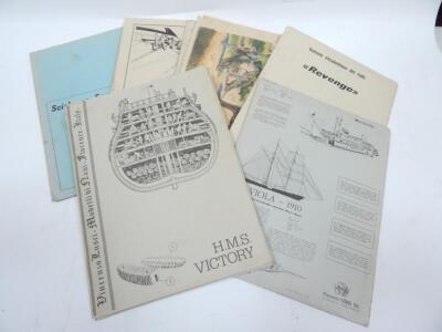 Vincenzo Lusci. Scales plans for models of English and Continental Warships and Sailing Ships