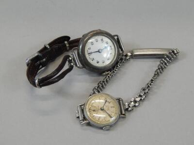 A mid 20thC Titus ladies cocktail watch