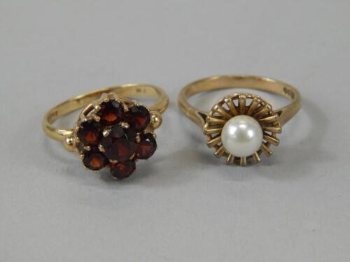 Two ladies dress rings