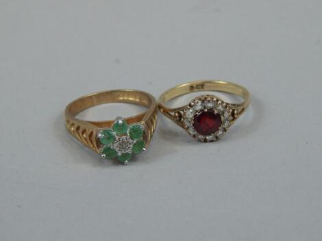 Two ladies dress rings