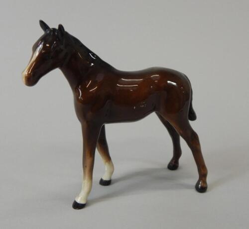 A Beswick brown foal