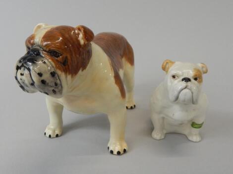 A large Beswick ceramic bulldog