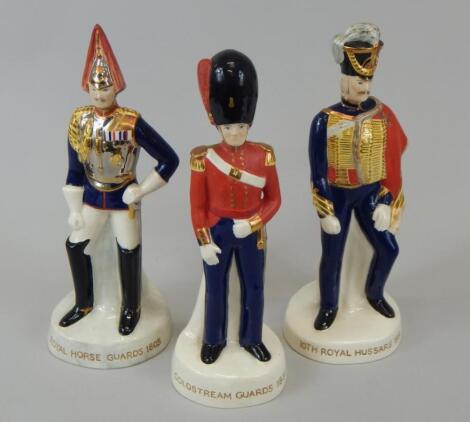 Three Carltonware ceramic figures