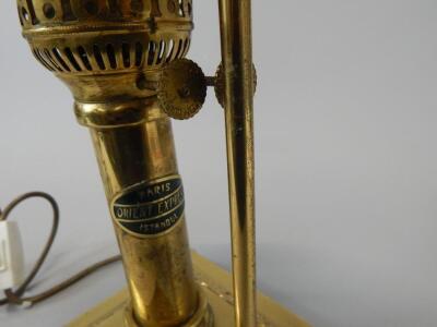 A reproduction brass Orient Express table lamp - 2