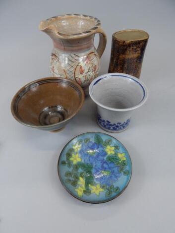 Various items of Studio Pottery