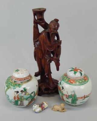 Various oriental items