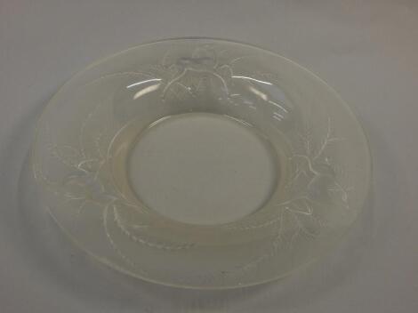 A Lalique Art Deco style dish