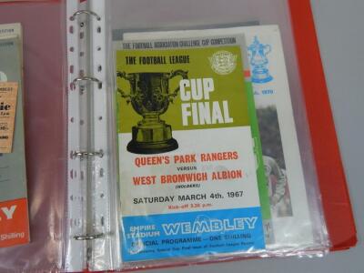 Various football programmes FA Cup and League Cup finals and semi finals - 4