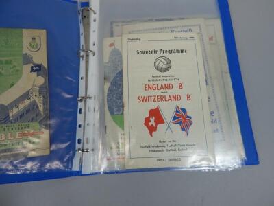 A quantity of International football programmes - 3