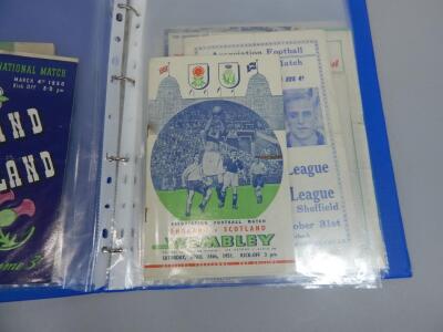 A quantity of International football programmes - 4